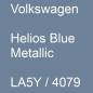 Preview: Volkswagen, Helios Blue Metallic, LA5Y / 4079.